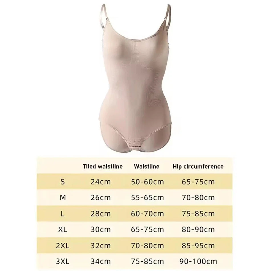 New Bodysuit Shapewear Women Tank Top Tummy Control Full Body Shaper Anti Chafing Shorts Slimming Waist Trainer Butt Lifter