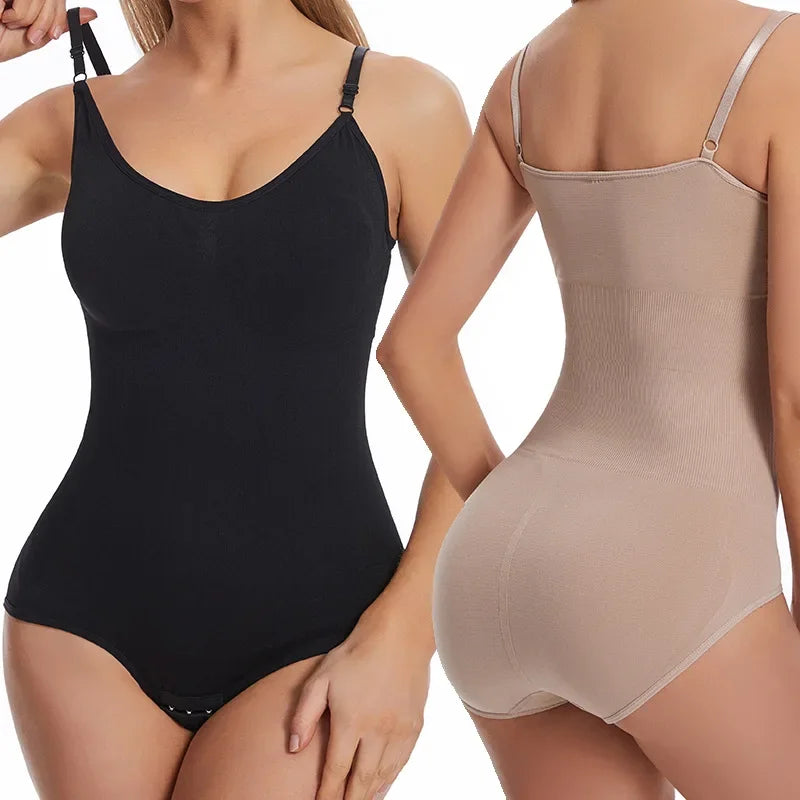New Bodysuit Shapewear Women Tank Top Tummy Control Full Body Shaper Anti Chafing Shorts Slimming Waist Trainer Butt Lifter