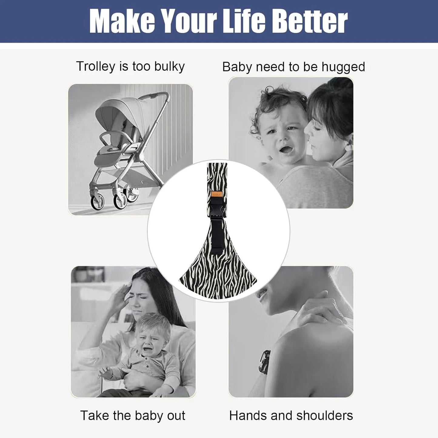 VELLIN™ CozyCross Baby Sling